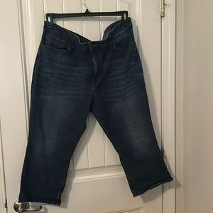 Denim capris
